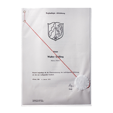 DURABLE Ausweishülle DIN A4 Polypropylen transparent