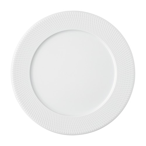 Rosenthal Teller flach 32cm Fahne Blend Weiss aus Porzellan