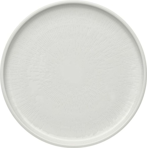 Schönwald Kollektion Shiro, Teller aus Porzellan, flach, coup, mit Struktur, 26 cm, weiß