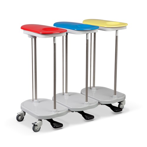 ETHERNASOLID® Abfallsammler 3-fach, fahrbar