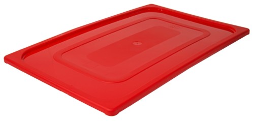 GN-Deckel 1/1, rot aus Polypropylen für Serie 5511