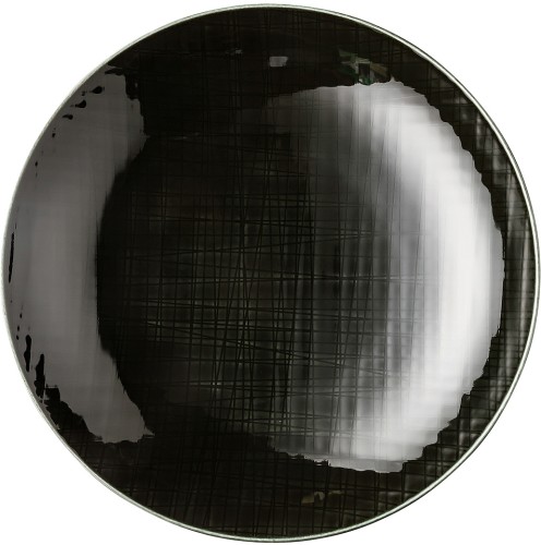 Mesh Colours Forest (Dunkelgrün) von Rosenthal, Teller tief 25 cm, aus Porzellan