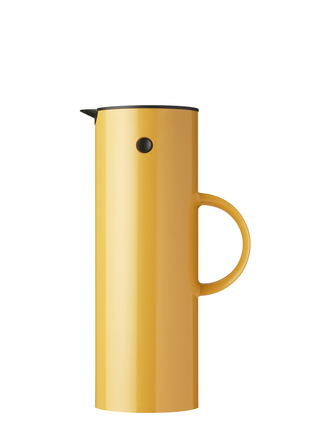 EM77 Isolierkanne 1 l. poppy yellow - Maße: 10,5 x 17 x 30 cm - von Stelton