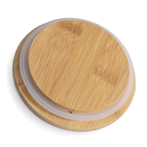 Vorratsdose m. Bambusdeckel, 770 ml, Steingut,.