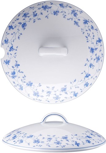 Arzberg Terrine-Deckel  FORM 1382 BLAUBLÜTEN Durchmesser: 20 cm