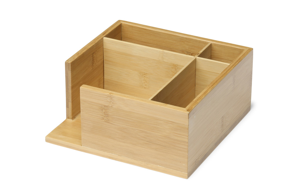 DUNI Dispenser Bambus 18x18cm Natural