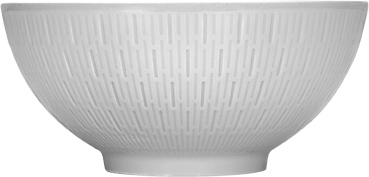 Bauscher Schale aus der Kollektion scope, relief, 450 ml, aus Porzellan