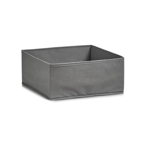 Zeller Aufbewahrungsbox, faltbar, Vlies, grau 28x28x13 cm