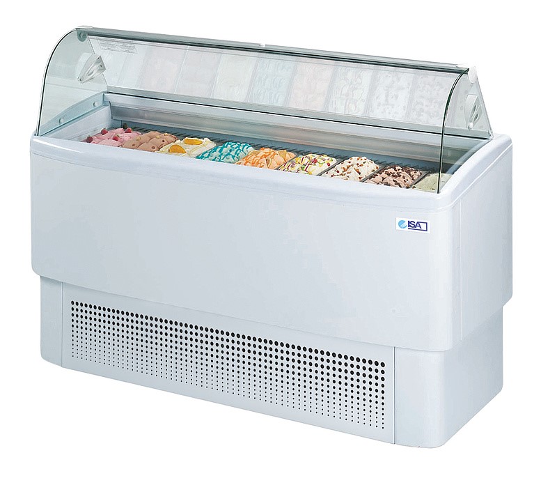 Nordcap Speiseeisvitrine FIJI 4 - 2.0 steckerfertig, Umluftkühlung