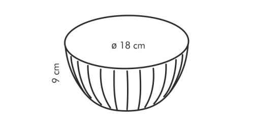 Kunststoffschüssel DELÍCIA ø 18cm, 1.5 l, gelb