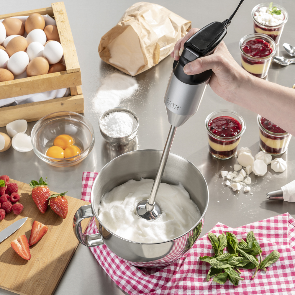 Caso Stabmixer HB 2400 Pro XL inkl. Zubehör. Spannung: 230 V / 50 Hz, Leistung: 350 Watt.