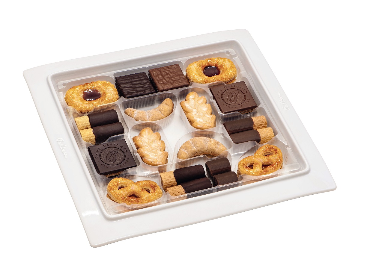 Bahlsen Gebäckschale aus Porzellan, geeignet für alle Größen der Hermann Bahlsen Collection sowie die Caroline Collection