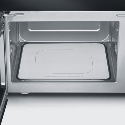 Severin Mikrowelle mit Keramikboden, ca. 800 W, ca. 20 L, innovativer, flacher Keramikboden mit Mikrowellenreflektor