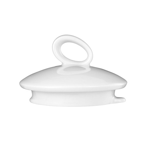 Seltmann Deckel zur Teekanne 1,25 l, rund, Form: Trio, weiss, hohe Kantenschlagfestigkeit, Made in Germany