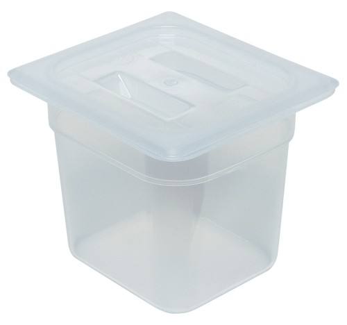Lichtdurchlässiger Polypropylen-Gastronorm-Behälter-Deckel GN1/6 mit Griff von Cambro