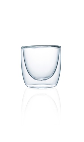 Espresso Obertasse LOUNGE. Espresso. Glas, › doppelwandig. 6,8 / 5,4 cm.