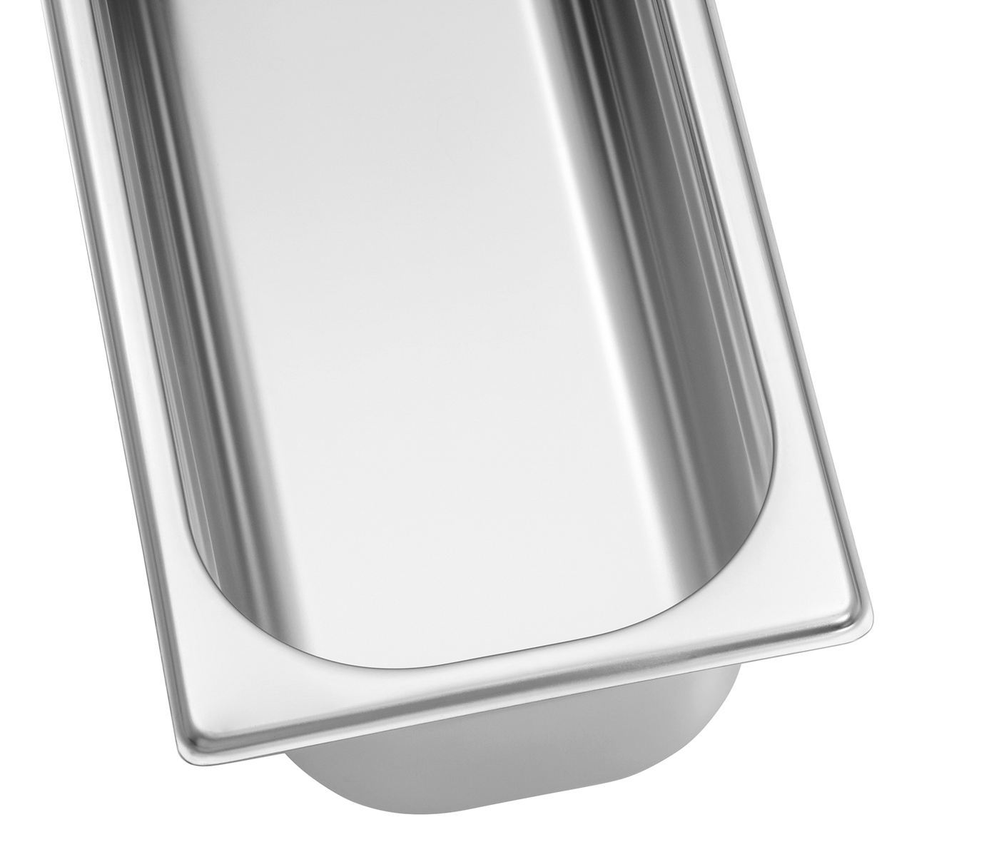 Bartscher GN-Behälter, 2/4, T100 | Ausführung:Ohne Perforation | Maße: 53 x 16,2 x 10,0 cm.Gewicht: 1 kg