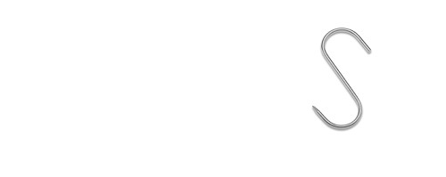 Giesser S-Haken, 10 cm ( 1 Einheit = 10 Stück)
