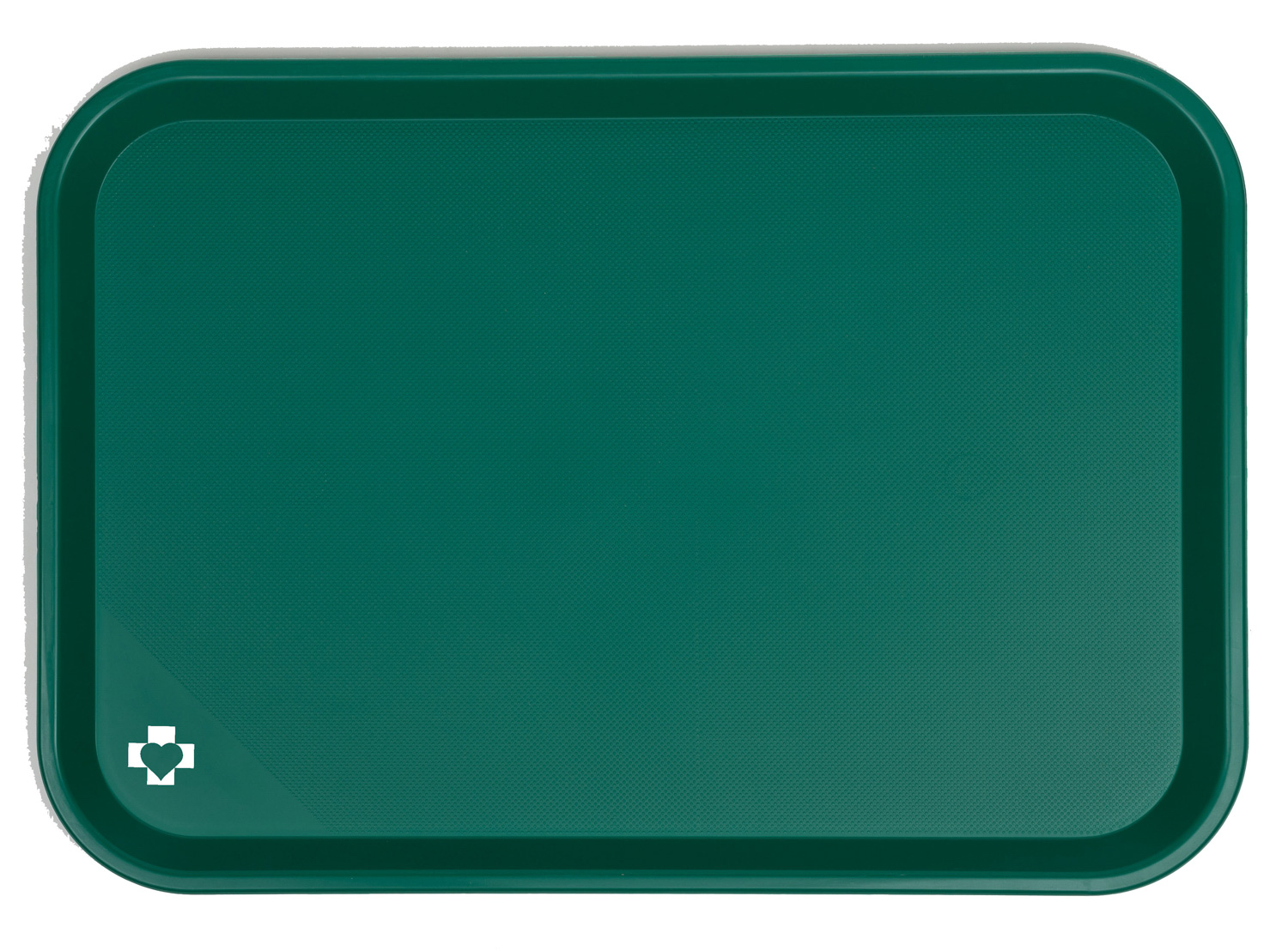 ARAVEN Fast Food-Tablett 530x370mm aus Polypropylen zum Servieren von Speisen, grün