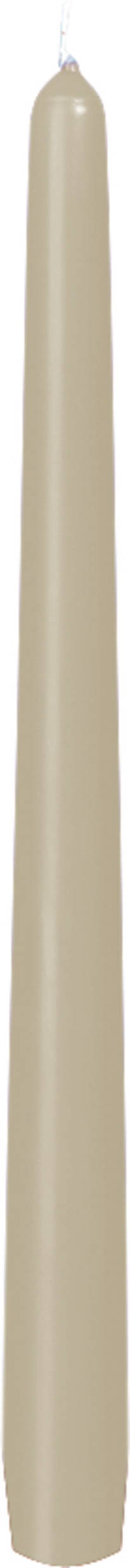 DUNI Leuchterkerzen 250x22mm greige 50 Stück