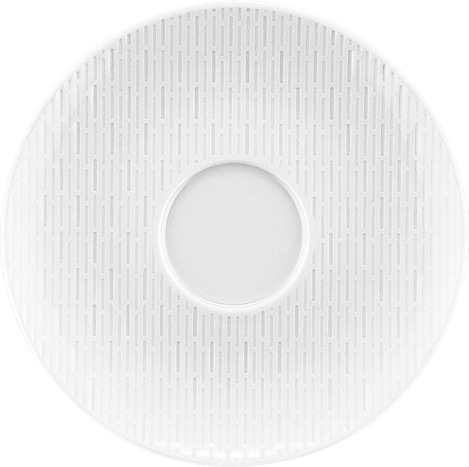 Bauscher Kombi-Untertasse aus der Kollektion scope, coup, relief, 16 cm, aus Porzellan