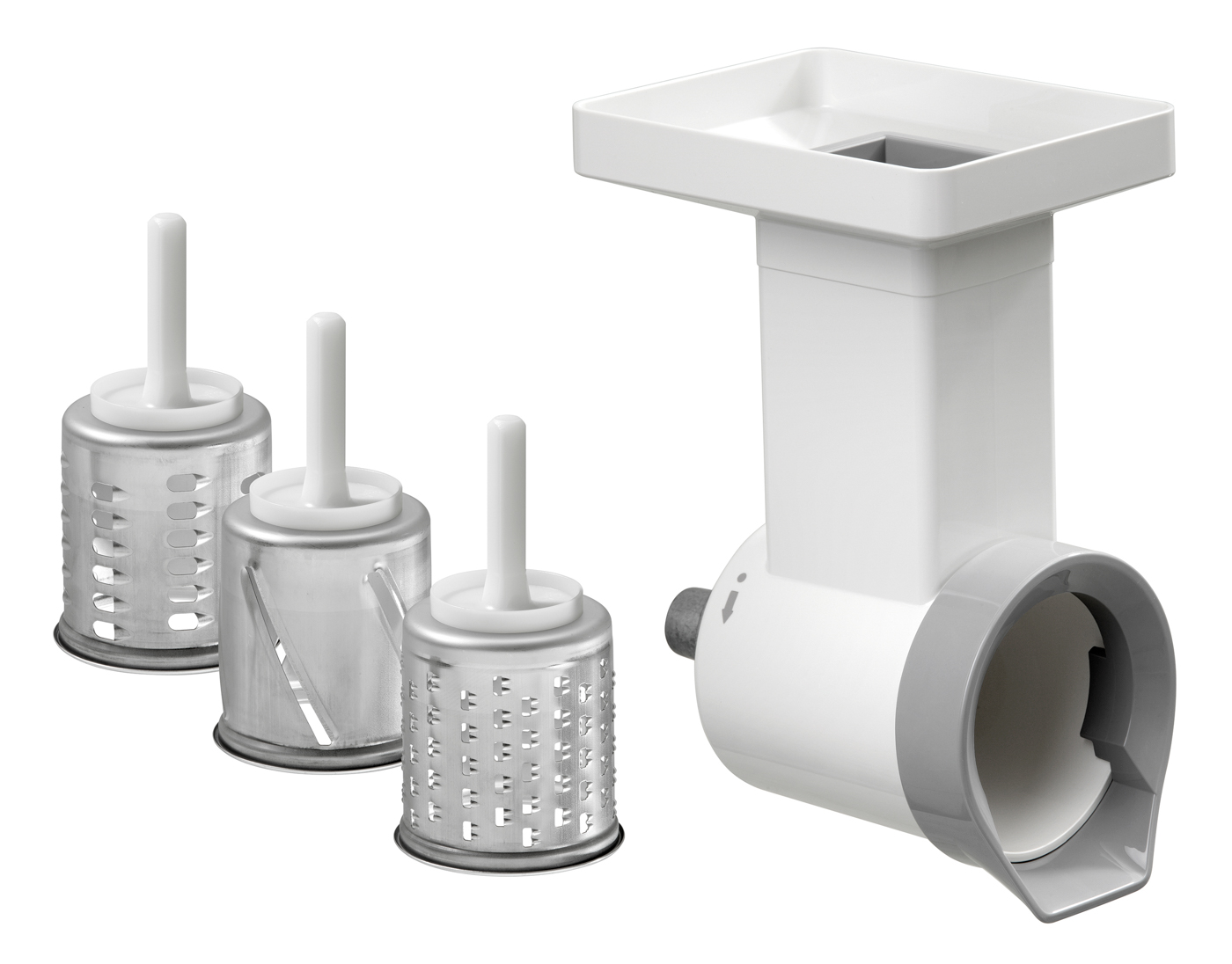 Bartscher Gemüseschneider, 3 Trommeln, KA | Maße:11 x 19 x 23,0 cm. Gewicht: 0,9 kg