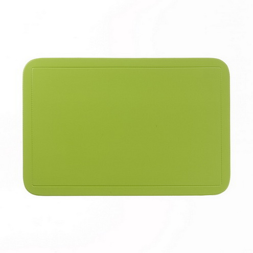 Kela Tisch-Set Uni PVC lemongrün 43,5x28,5cm Kleckern bei Tisch? Mit den robusten und pflegeleichten Tisch-Sets UNI aus PVC kein