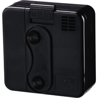 Hama Wecker A50 5,6 x 5,6 x 3 cm (B x H x T) 1 Weckzeit Kunststoff schwarz