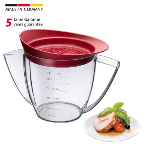 Westmark Fett-Trenn-Kanne mit Sieb, 1 l