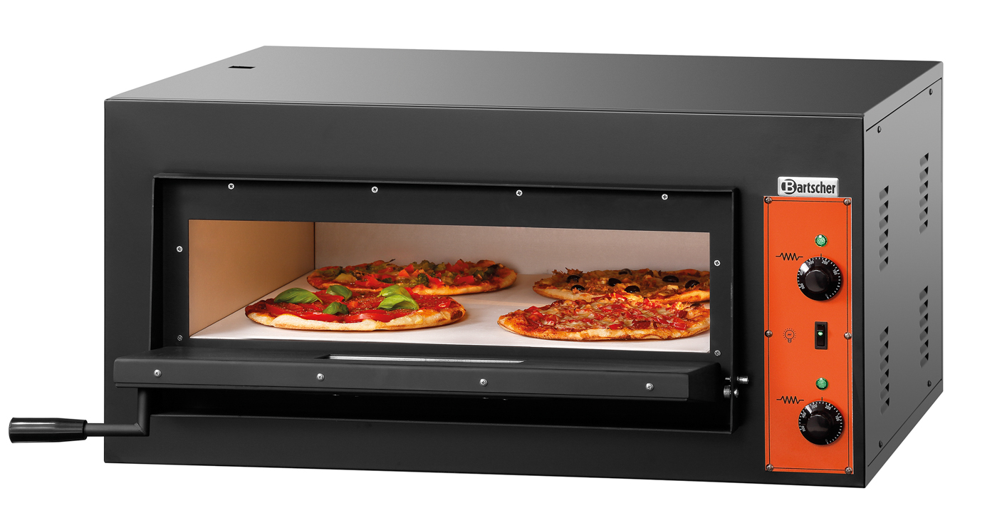 Bartscher Pizzaofen CT 100 | Spannung: 380 V |Maße: 89 x 86 x 43,0 cm. Gewicht: 65,6 kg