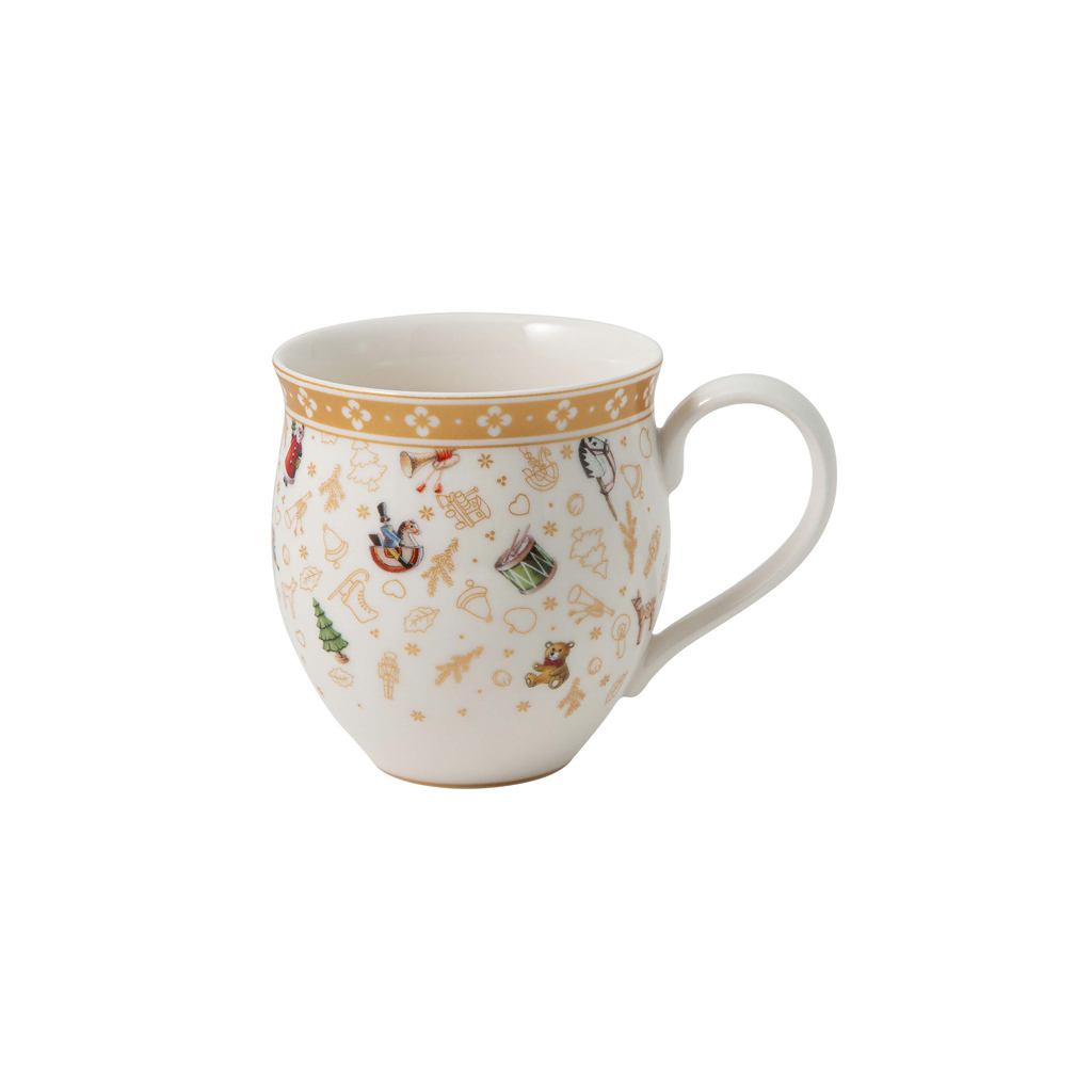 Villeroy und Boch Becher mit Henkel - Maße: 13,5 x 9,5 x 10 cm / Ser.: Toy's Delight