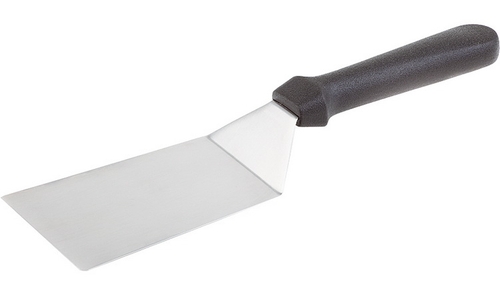 Wender 15 x 9 cm, Länge 28 cm flexible Edelstahl-Klinge rutschfester Griff aus Polypropylen, schwarz hitzebeständig