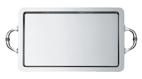 WMF Tablett CLASSIC 53 x 32,6cm m. Griffen | Maße: 65 x 33 x 5 cm