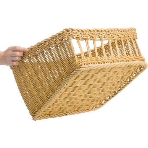 Westmark Präsentationskorb eckig, 40 x 40 x 16/27 cm, hellbeige