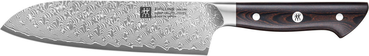 Santokumesser, 18 cm, Braun, Micarta, Serie: Takumi. Marke: ZWILLING