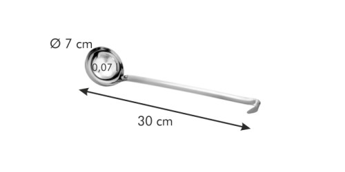 Schöpflöffel GrandCHEF ø 7 cm, 0.07 l