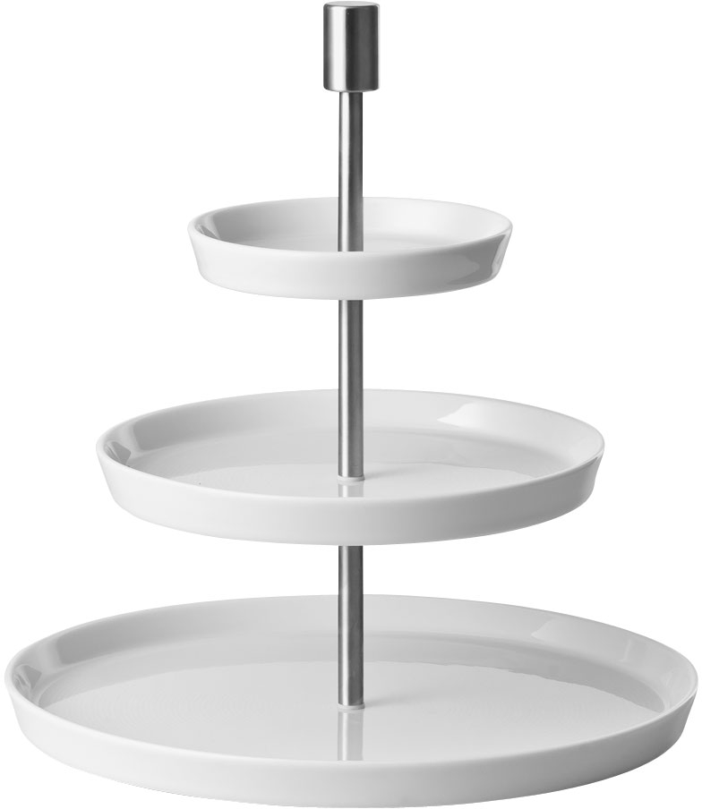 Rosenthal Loft Weiss Etagere rund 3-tlg.