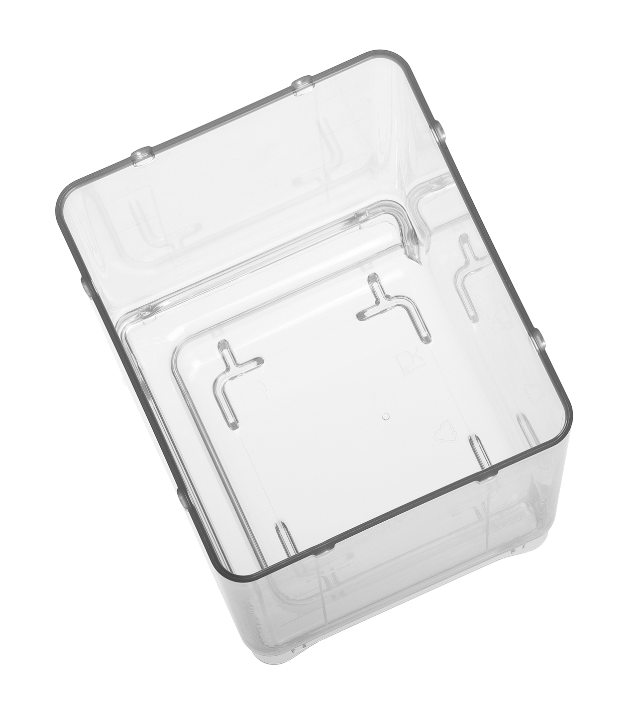 Bartscher Milchbehälter KV8,1L | Ausgelegt für:Milch ,Milchbeutel | Maße: 17,5 x 15 x 24,0 cm.Gewicht: 0,6 kg