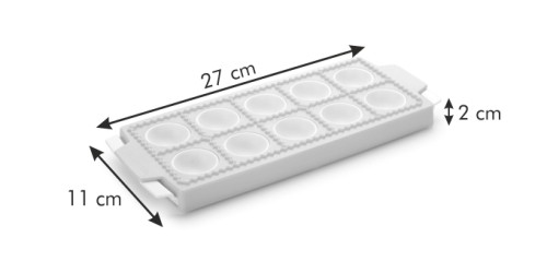 Form für runde Ravioli DELÍCIA, 10 St.