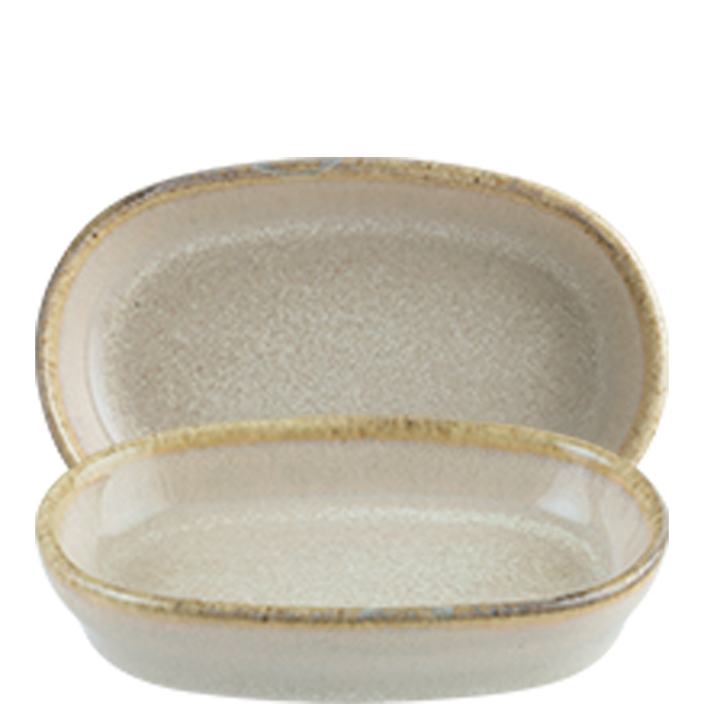 Bonna Sand Hygge Schale oval 10x6,5cm; 6cl, Reaktive Glasur, Porzellan