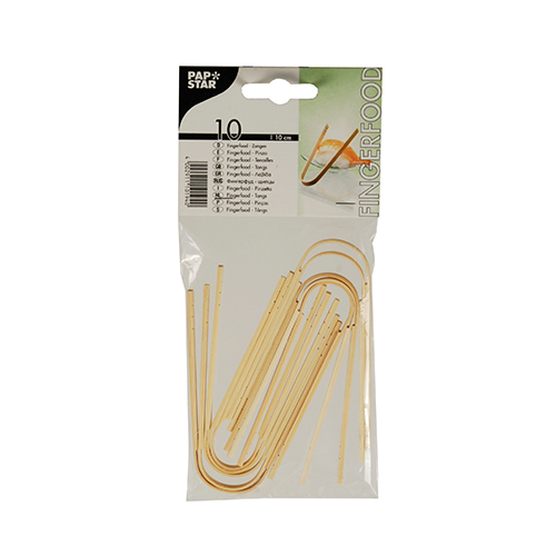 10 Fingerfood - Zangen, Bambus 10 cm von PAPSTAR