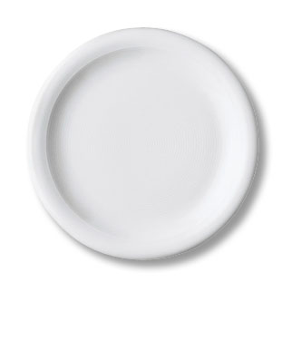 Dessertteller, Durchmesser: 19 cm, Thomas TREND, Porzellan, uni weiss.