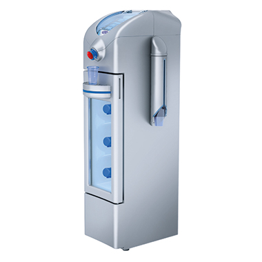 Gerolsteiner Wasserspender Office Line 43,9 x 136,1 x 58,2 cm (B x H x T) Kunststoff/Blech silber