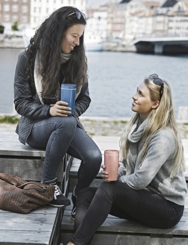 BRING-IT to go Becher 0.34 l. rose, Maße: 90 x 90 x 165 mm