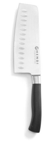 HENDI Hackbeil - 170/295 mm Klinge - 2,5 mm Stärke Granton -