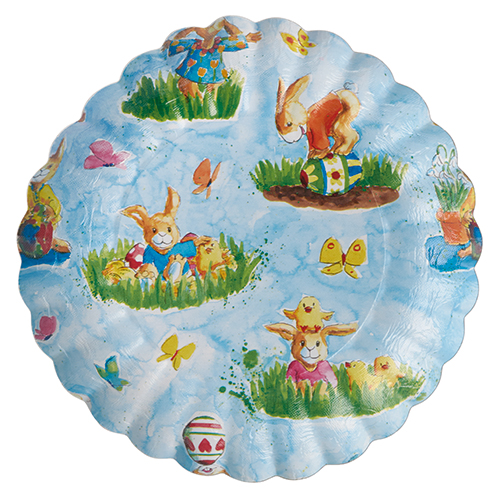 3 Präsentierschalen-Ostern rund Ø 23 cm · 2,5 cm Ostern sortiert von PAPSTAR