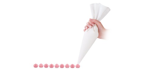 Spritzbeutel DELÍCIA 35 cm, aus Leinwand