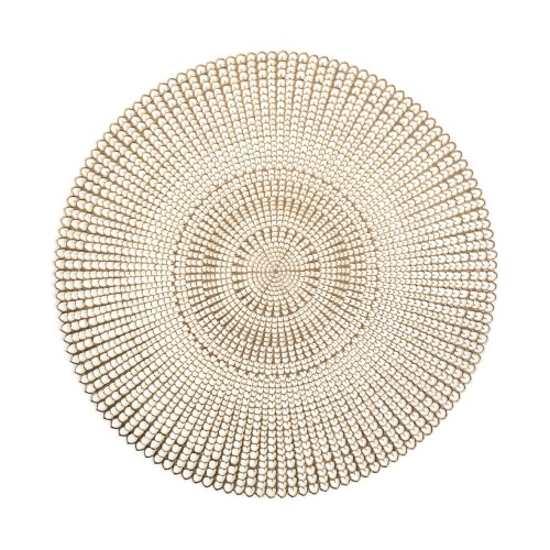 Platzset, PVC, Ø41 cm. Farbe: gold. Dieses hochwertige und moderne Platzset aus PVC eignet sich hervorragend zur Tischdekoration und bietet