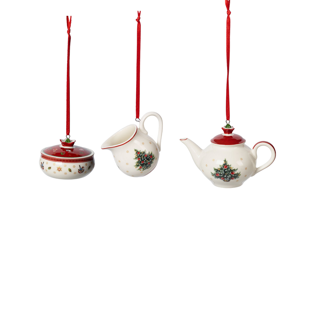 Villeroy und Boch Ornamente Kaffeeset 3tlg. - Maße: 29,5 x 13 x 9 cm / Ser.: Toy's Delight Decoration