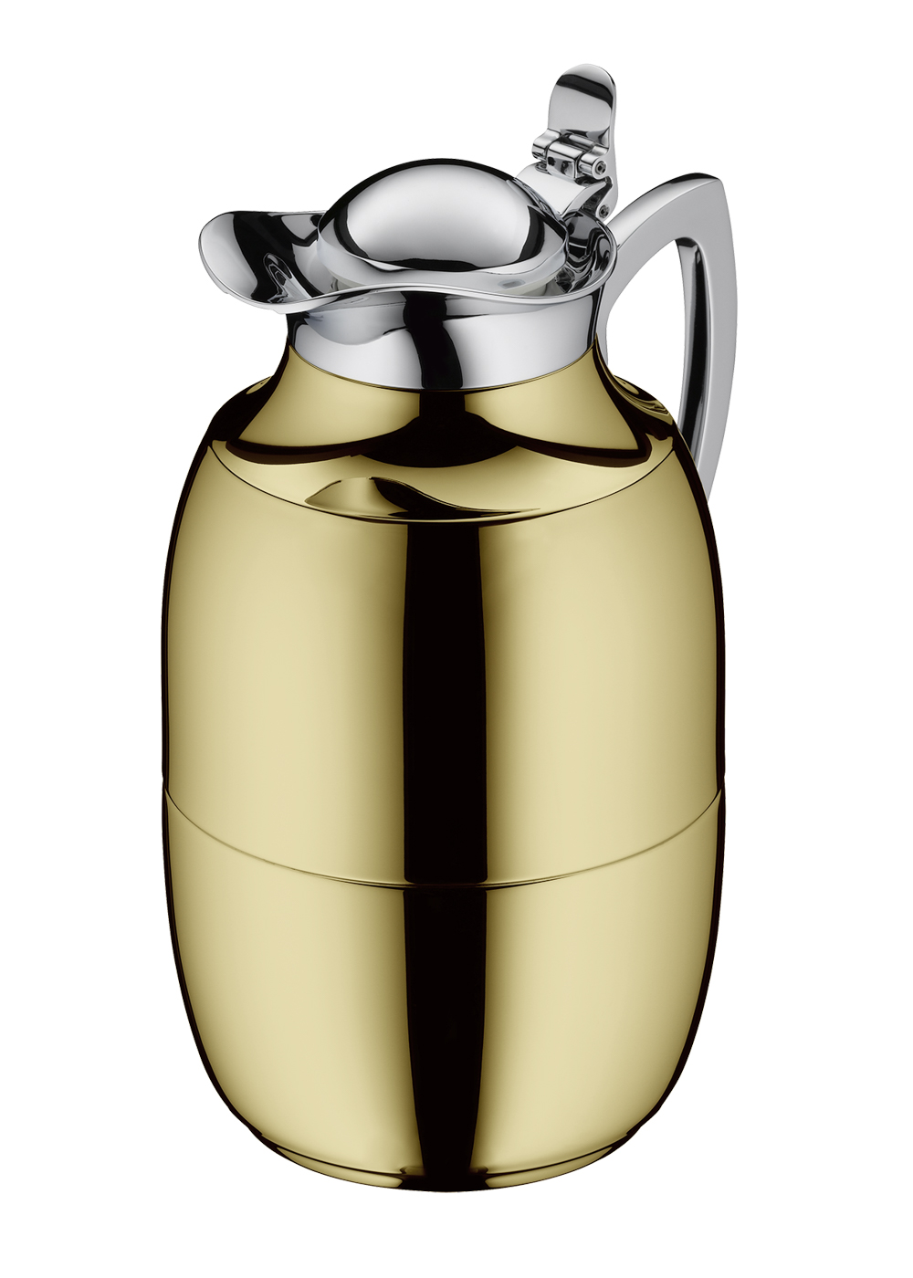 Isolierkanne Juwel 1,0 l; beste Isolierleistung hält 12 h heiß und 24 h kalt; isoliert mit hygienischem Hartglaseinsatz